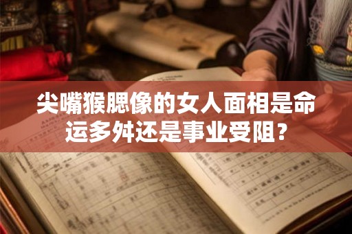 尖嘴猴腮像的女人面相是命运多舛还是事业受阻？
