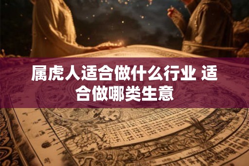 属虎人适合做什么行业 适合做哪类生意