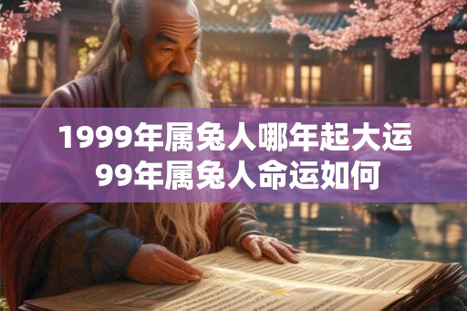 1999年属兔人哪年起大运 99年属兔人命运如何