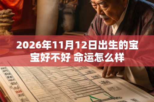 2026年11月12日出生的宝宝好不好 命运怎么样
