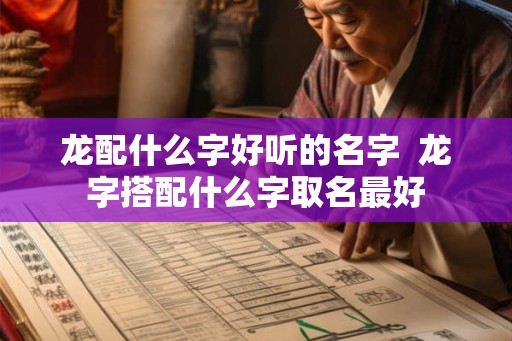 龙配什么字好听的名字  龙字搭配什么字取名最好