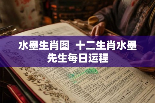 水墨生肖图 十二生肖水墨先生每日运程 水墨生肖图 十二生肖水墨先生每日运程
