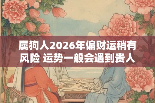 属狗人2026年偏财运稍有风险 运势一般会遇到贵人