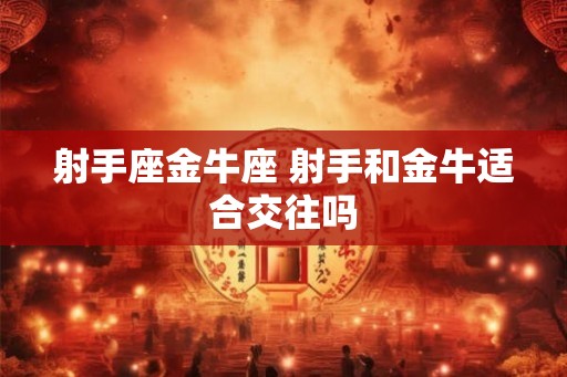射手座金牛座 射手和金牛适合交往吗