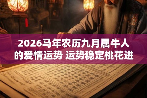2026马年农历九月属牛人的爱情运势 运势稳定桃花进驻