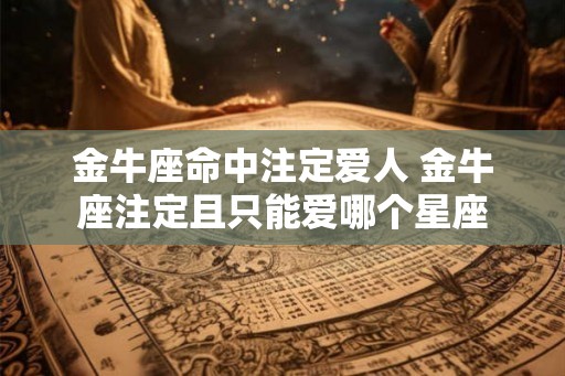 金牛座命中注定爱人 金牛座注定且只能爱哪个星座