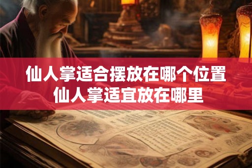 仙人掌适合摆放在哪个位置 仙人掌适宜放在哪里