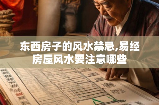 东西房子的风水禁忌,易经房屋风水要注意哪些