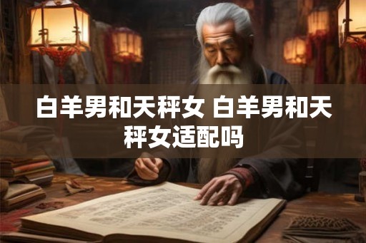 白羊男和天秤女 白羊男和天秤女适配吗 白羊男和天秤女 白羊男和天秤女适配吗