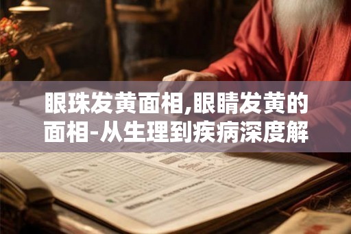 眼珠发黄面相,眼睛发黄的面相-从生理到疾病深度解析 眼珠发黄面相,眼睛发黄的面相-从生理到疾病深度解析