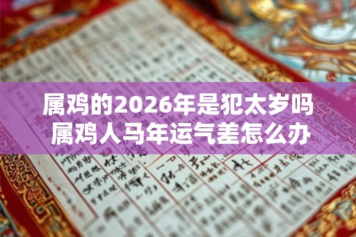 属鸡的2026年是犯太岁吗 属鸡人马年运气差怎么办