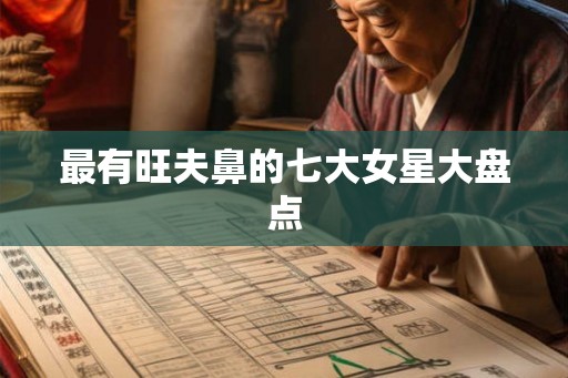 最有旺夫鼻的七大女星大盘点
