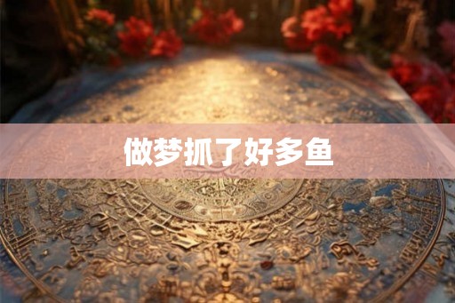 做梦抓了好多鱼