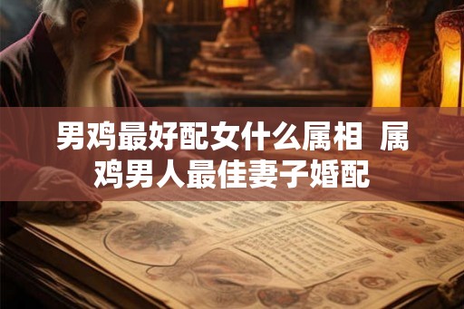 男鸡最好配女什么属相  属鸡男人最佳妻子婚配
