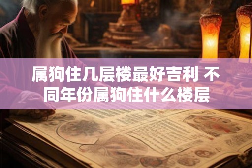 属狗住几层楼最好吉利 不同年份属狗住什么楼层