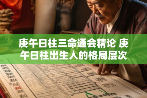 庚午日柱三命通会精论 庚午日柱出生人的格局层次 庚午日柱三命通会精论 庚午日柱出生人的格局层次