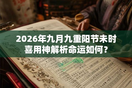 2026年九月九重阳节未时喜用神解析命运如何？