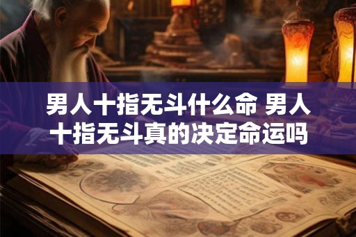 男人十指无斗什么命 男人十指无斗真的决定命运吗