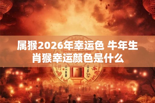 属猴2026年幸运色 牛年生肖猴幸运颜色是什么