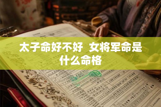 太子命好不好  女将军命是什么命格