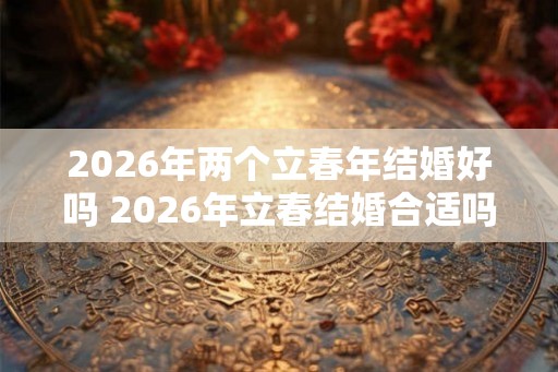 2026年两个立春年结婚好吗 2026年立春结婚合适吗