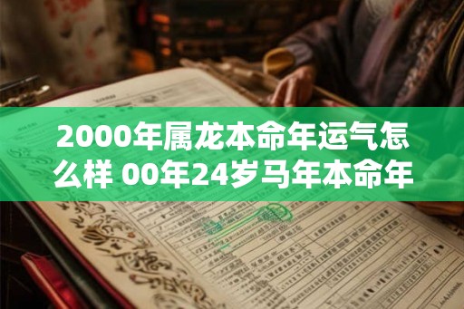 2000年属龙本命年运气怎么样 00年24岁马年本命年财运如何