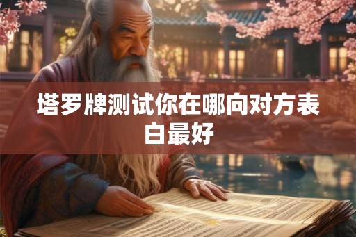 塔罗牌测试你在哪向对方表白最好
