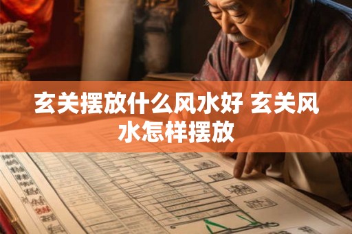玄关摆放什么风水好 玄关风水怎样摆放