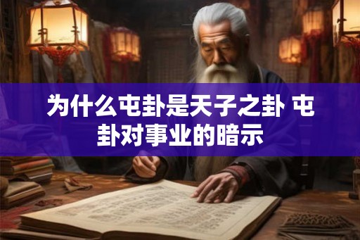 为什么屯卦是天子之卦 屯卦对事业的暗示