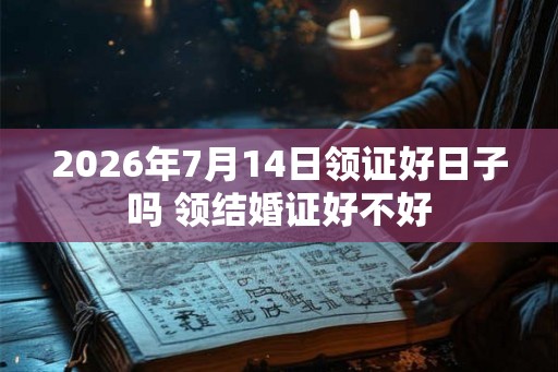 2026年7月14日领证好日子吗 领结婚证好不好