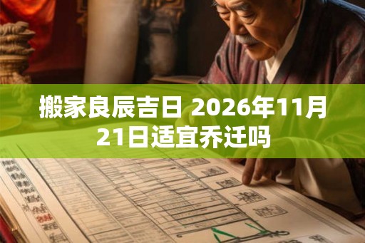 搬家良辰吉日 2026年11月21日适宜乔迁吗