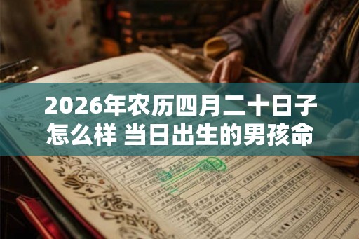 2026年农历四月二十日子怎么样 当日出生的男孩命运
