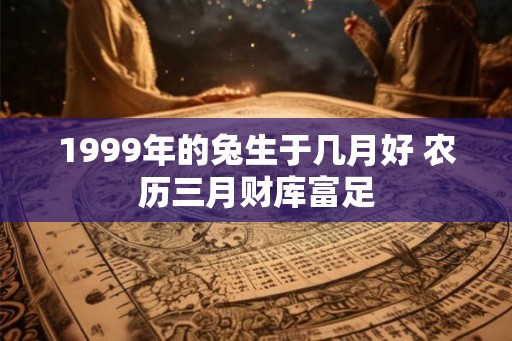 1999年的兔生于几月好 农历三月财库富足 1999年的兔生于几月好 农历三月财库富足