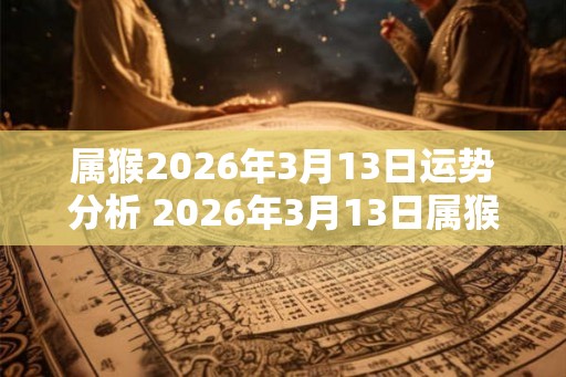 属猴2026年3月13日运势分析 2026年3月13日属猴运气详解 属猴2026年3月13日运势分析 2026年3月13日属猴运气详解