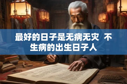最好的日子是无病无灾 不生病的出生日子人 最好的日子是无病无灾 不生病的出生日子人