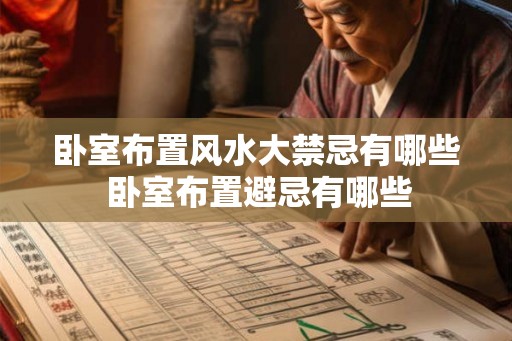 卧室布置风水大禁忌有哪些 卧室布置避忌有哪些