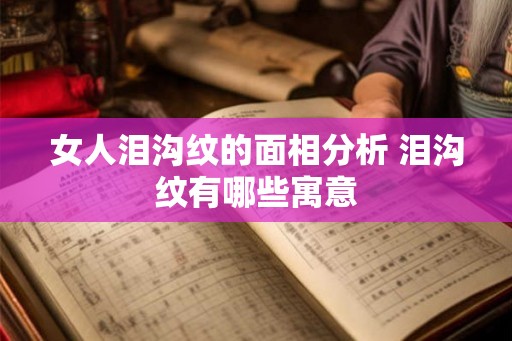 女人泪沟纹的面相分析 泪沟纹有哪些寓意 女人泪沟纹的面相分析 泪沟纹有哪些寓意