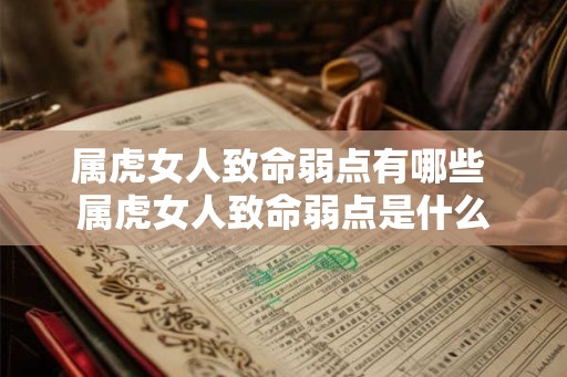 属虎女人致命弱点有哪些 属虎女人致命弱点是什么