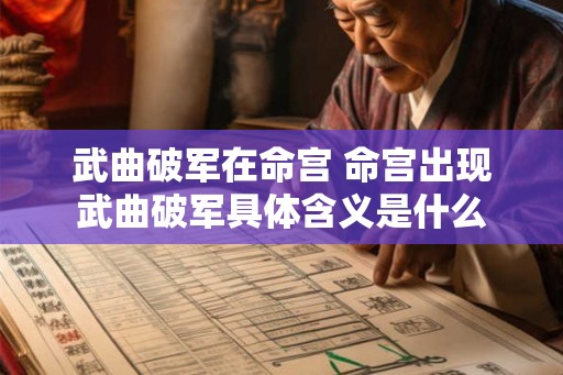 武曲破军在命宫 命宫出现武曲破军具体含义是什么 武曲破军在命宫 命宫出现武曲破军具体含义是什么