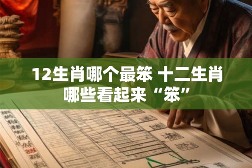 12生肖哪个最笨 十二生肖哪些看起来“笨”