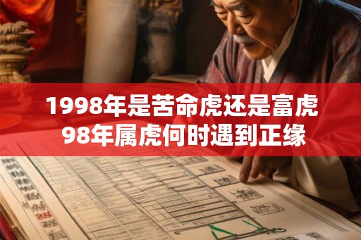 1998年是苦命虎还是富虎 98年属虎何时遇到正缘