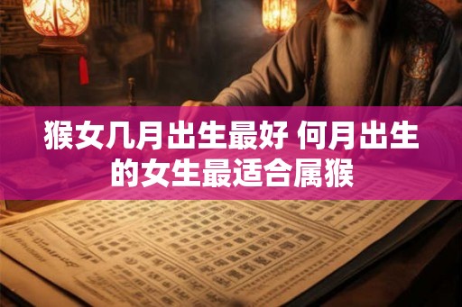 猴女几月出生最好 何月出生的女生最适合属猴 猴女几月出生最好 何月出生的女生最适合属猴