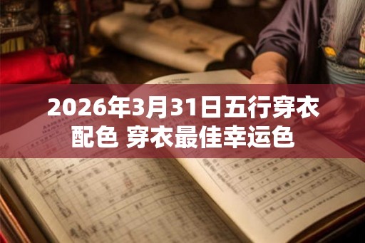 2026年3月31日五行穿衣配色 穿衣最佳幸运色