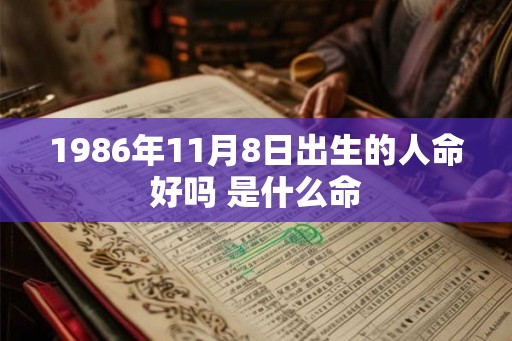 1986年11月8日出生的人命好吗 是什么命