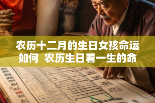 农历十二月的生日女孩命运如何  农历生日看一生的命运