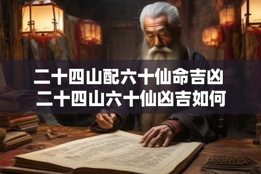 二十四山配六十仙命吉凶 二十四山六十仙凶吉如何 二十四山配六十仙命吉凶 二十四山六十仙凶吉如何