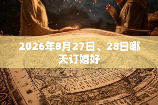 2026年8月27日、28日哪天订婚好