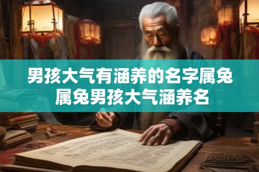 男孩大气有涵养的名字属兔 属兔男孩大气涵养名