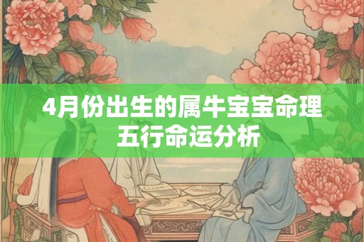 4月份出生的属牛宝宝命理 五行命运分析 4月份出生的属牛宝宝命理 五行命运分析