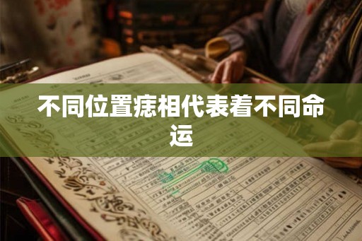 不同位置痣相代表着不同命运 不同位置痣相代表着不同命运